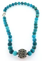 Halskette Forever Gioielli Dame Collana Argento in Silber Turchese FGCO00446 - FGCO00446